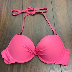 Pink Halter Brooke Underwire Bikini
